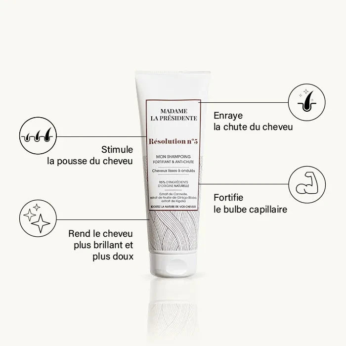 shampoing anti-chute cheveux lisses
