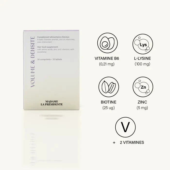 compléments alimentaires volume et densité