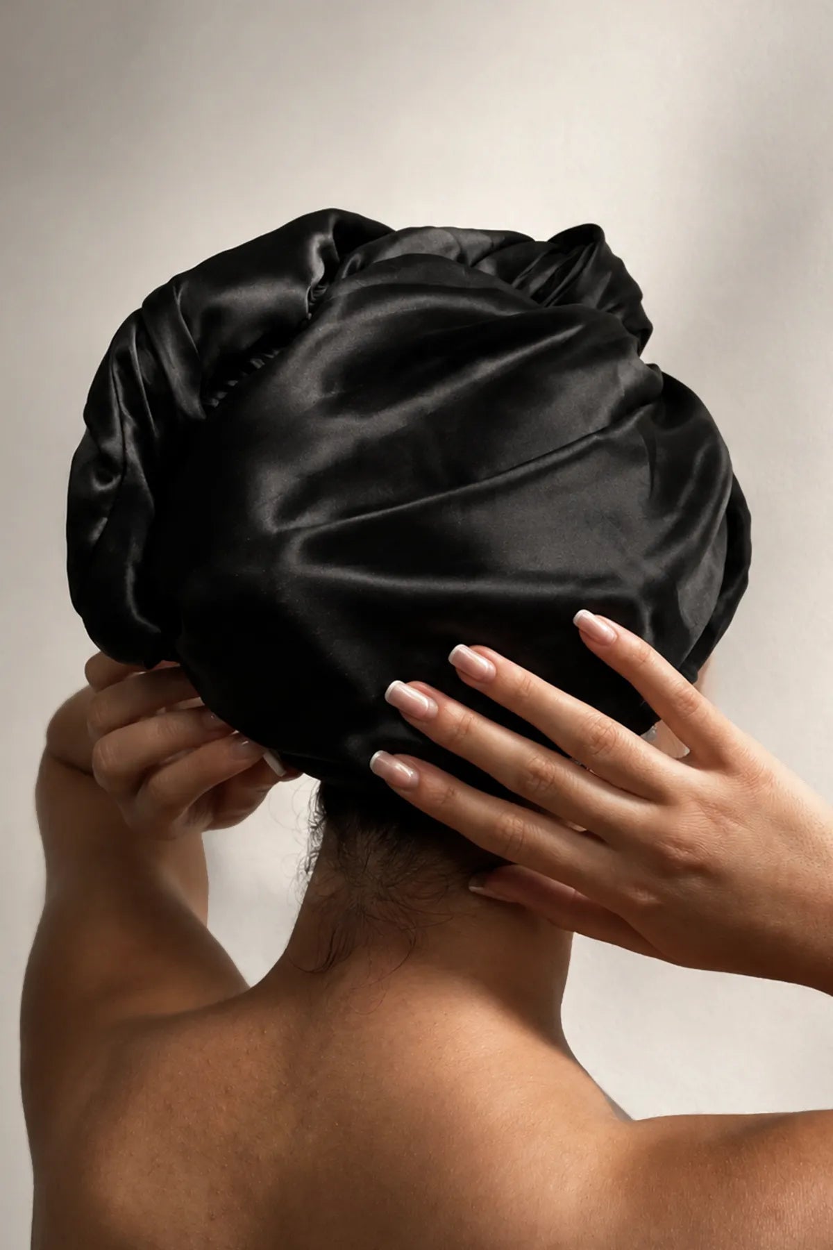 Serviette Cheveux Réversible Microfibre & Satin - Hair Towel