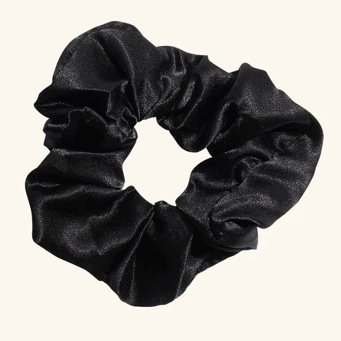 chouchou satin noir
