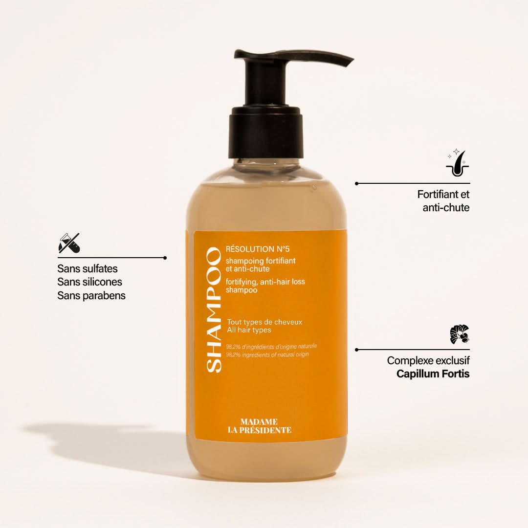 Shampoing Anti-chute tous Types de Cheveux - Résolution N°5