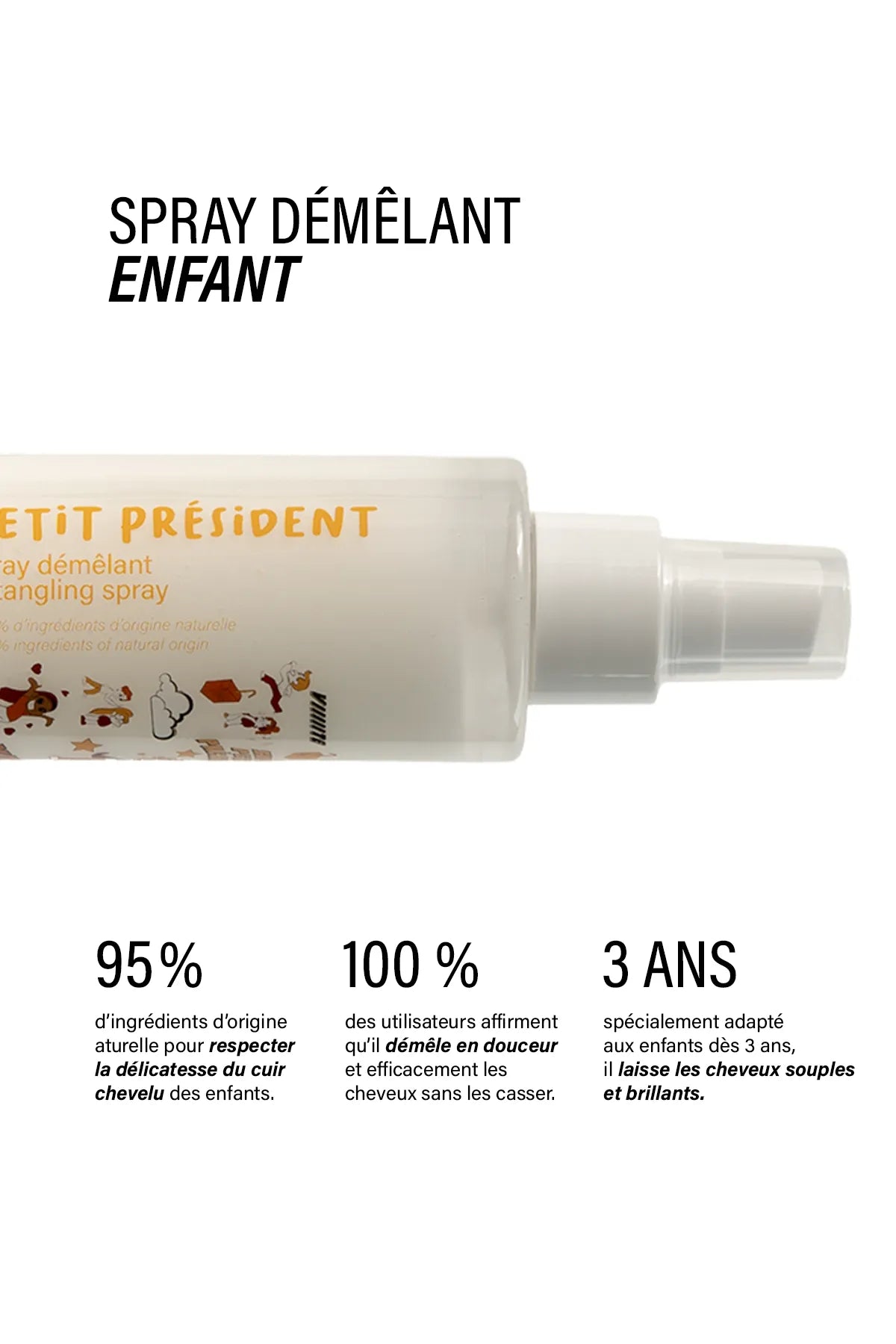 Spray Démêlant Enfant - Petit Président